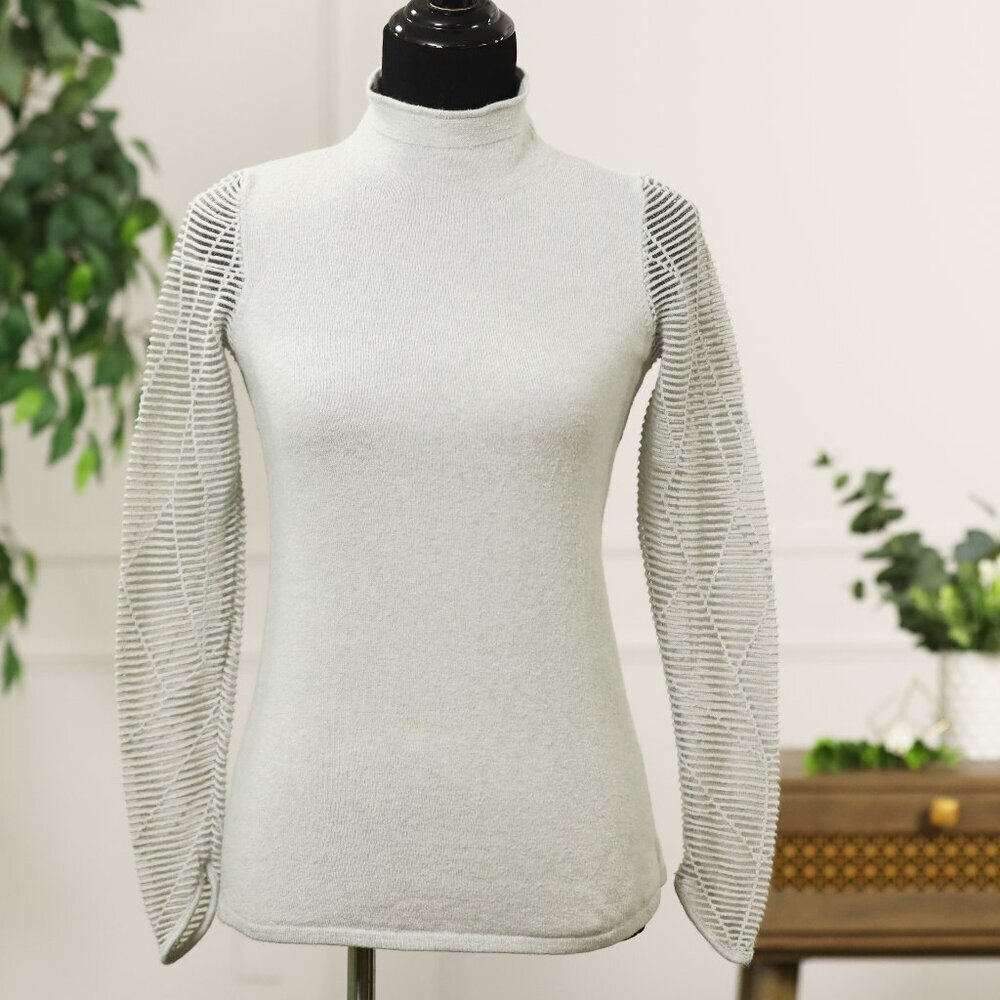 Nik + Zoe Gray Sweater